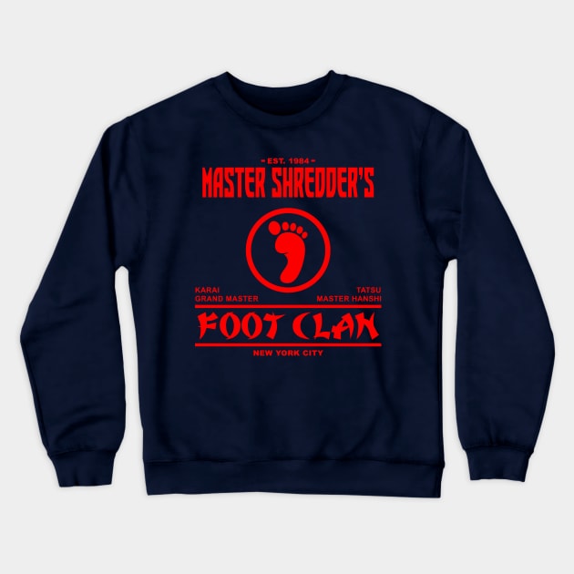 Ninja Clan Flyer Crewneck Sweatshirt by Apgar Arts